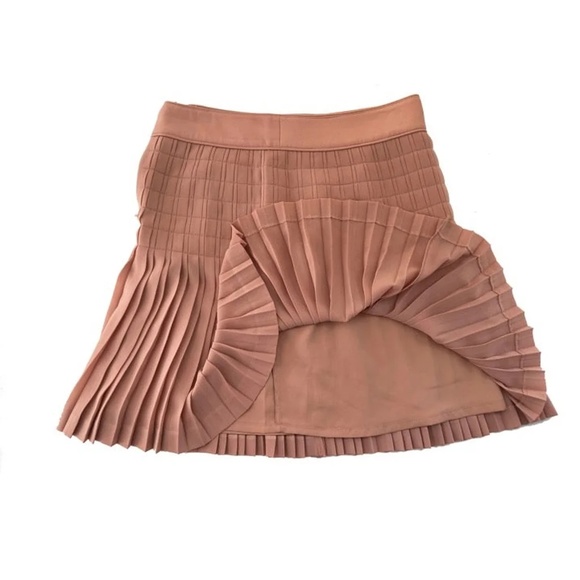 J. CREW Pleated Mini Skirt, Size 00 - Picture 5 of 6